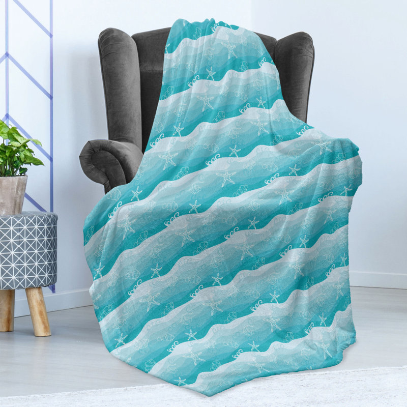 Hand Woven Throw Blanket, 70" W x 90" L