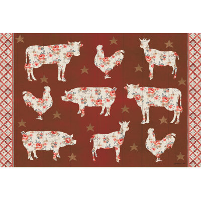 Farm Patchwork IV by Danhui Nai - Wrapped Canvas Print