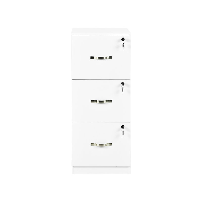 3 Drawer Accent Chest, White