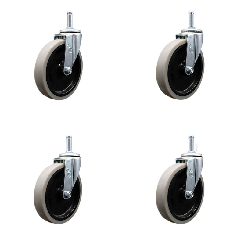 Thermoplastic Wheel Ring Stem Caster