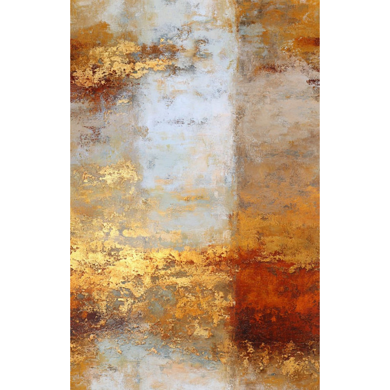 Luxurious Gold Wallpaper Textured Contemporary Decorative Mural