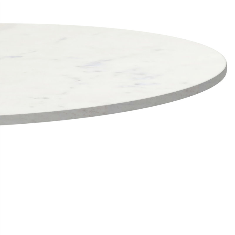 Table de salle à manger Osborne, White/Antique Silver