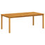 Table de salle à manger d'extérieur avec trou pour parasol en bois d'acacia massif-105853405-76232716