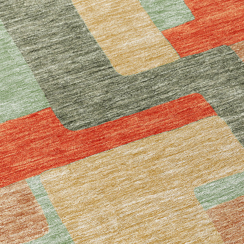  Tapis intérieur / extérieur antidérapant Chayden, Rectangle 1 pi 8 po x 2 pi 6 po