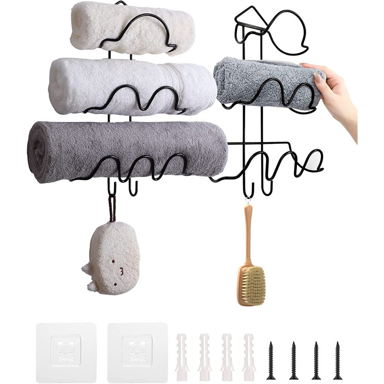 QIANXING Wall Mounted Towel Rack