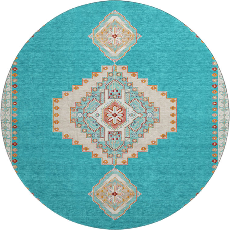 Premium Machine Washable Guada AMF1014 Oriental Rug
