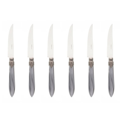 Bloomsbury Market Alenka 6 Piece Stainless Steel Steak Knife Set