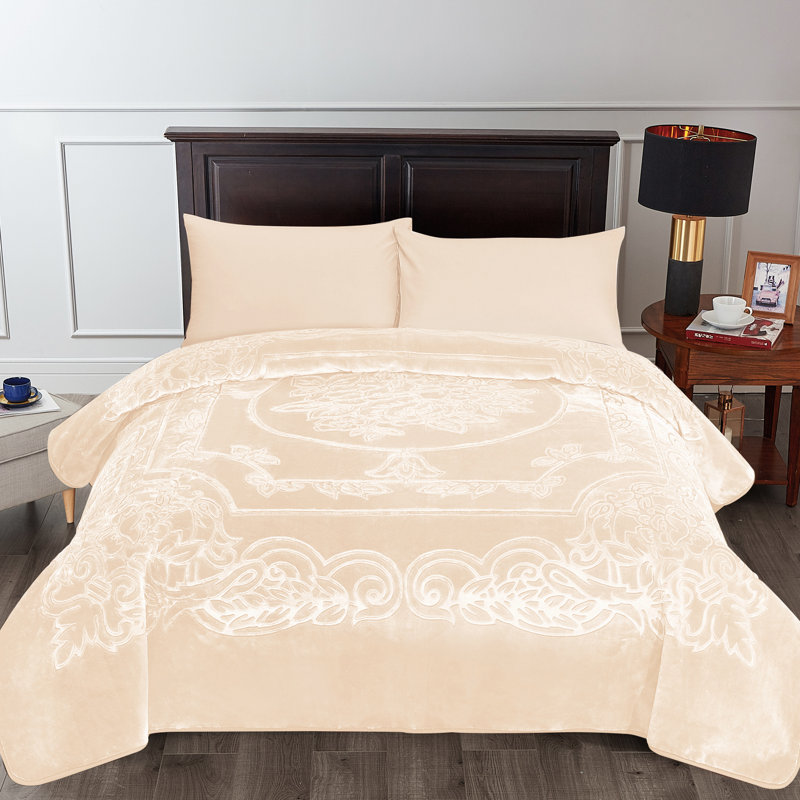 Jeté épais Jasmine20210219, Beige