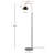 Brazelton 59.5'' Black/Gold Task Floor Lamp