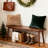Solid Oak Wood Bench - 39" Rounding Corner Design, Sturdy Dining Bench & Entryway Ottoman for Dining Room, Bedroom, Patio, Kitchen & Living Room,brown Finish-1572294577