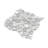 12" x 12" Glass Metal Look Mosaic Wall Tile-60755472