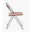 Chaise d'appoint avec structure en acier, plastique-120200421