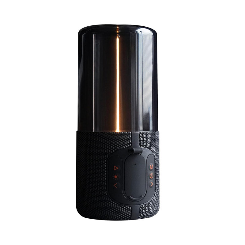 Minimalist Table Lamp with Bluetooth Speaker, Unique Cordless Lamp Cool LED Lighting, Rechargeable Modern Desk Lamp with Touch Control, Portable Beside Lamp