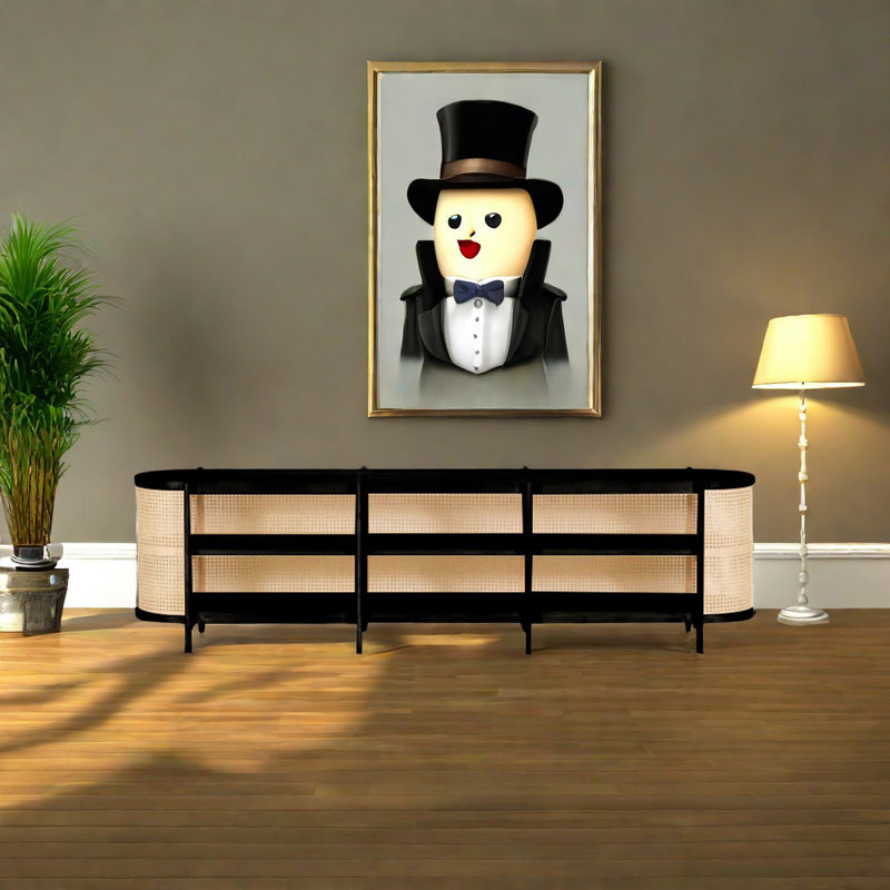 Cabinet simple et simple, Noir