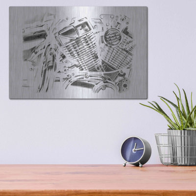 Inverted Polished Chrome I' by Ethan Harper, Metal Wall Art