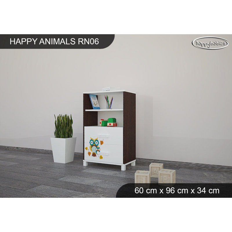 60cm W Kids Cube, Wenge Chestnut