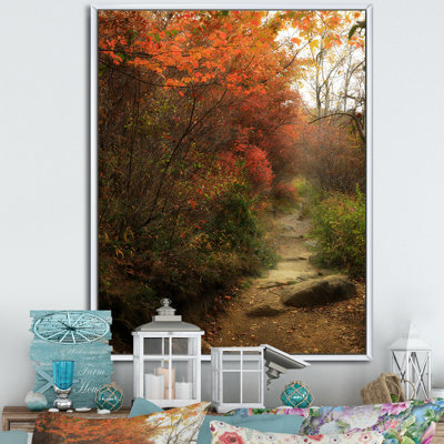 Feuilles d'automne colorées - reproduction d'art sur toile traditionnelle