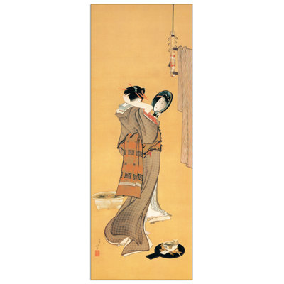 Hokusai - No Frame Painting on Wood