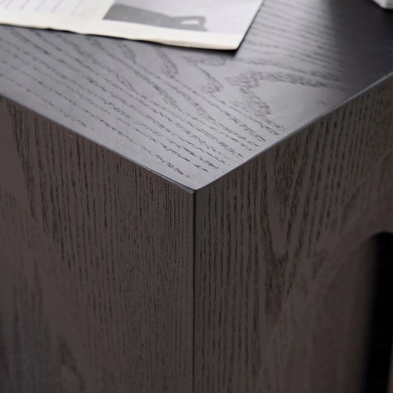 Petite table d'appoint carrée 15,74 po, Noir, noir, noir, noir