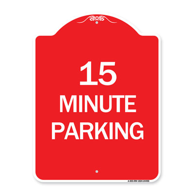 Signmission Designer Series Sign  2 Hour Parking  Parking For Customers Only24498