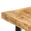 Sean Solid Wood Top Metal Base Dining Table-68799624