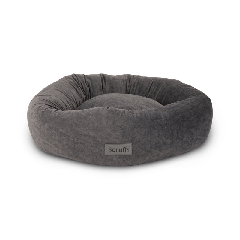 Polyester Pet Bed, Grey, Large (18-32kg)