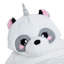Jeté à capuche en polyester noir / blanc Zoomie Kids