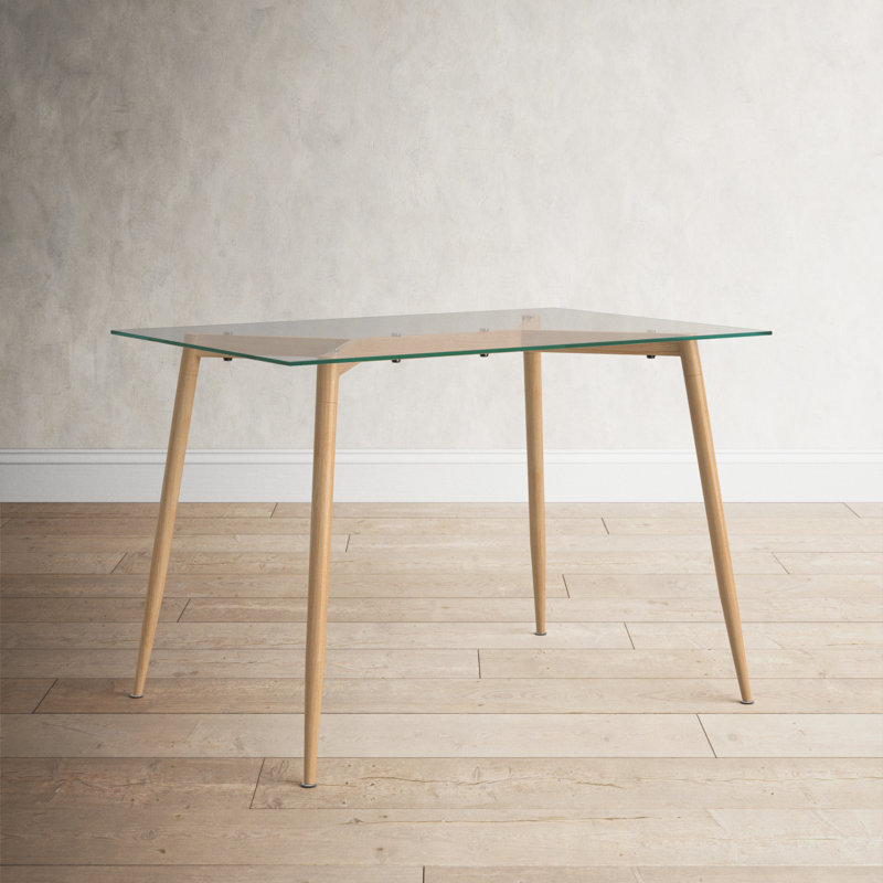 Aryes Glass Top Dining Table