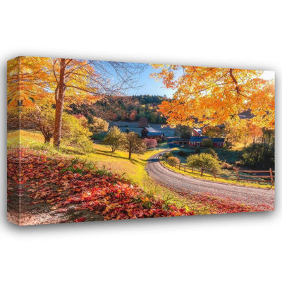 Art sur toile tendue avec la galerie Latitude Run® Getty, Bruce: Sleepy Hollow Ranch, Vermont