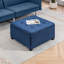 Repose-pieds de rangement capitonné en tissu avec couvercle de siège rabattable HOMcom (y compris le repose-pieds)-1864517543