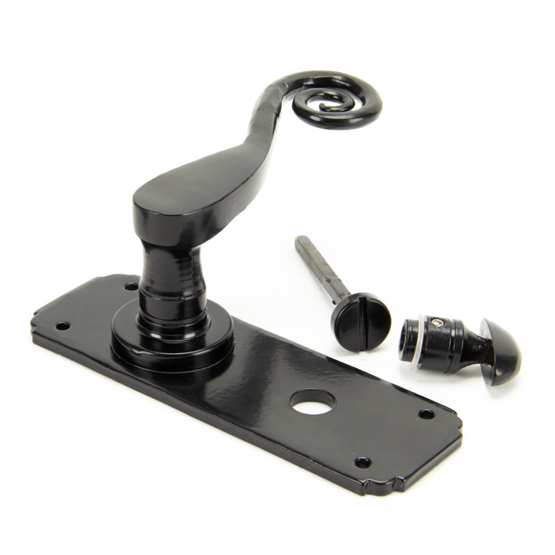Monkeytail Double Dummy Door Handle, Black