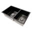 Évier de cuisine à double cuve encastrable en acier inoxydable 33 po L-97568403