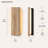 LED Travertine Outdoor Wall Sconce, Warm White Integrated