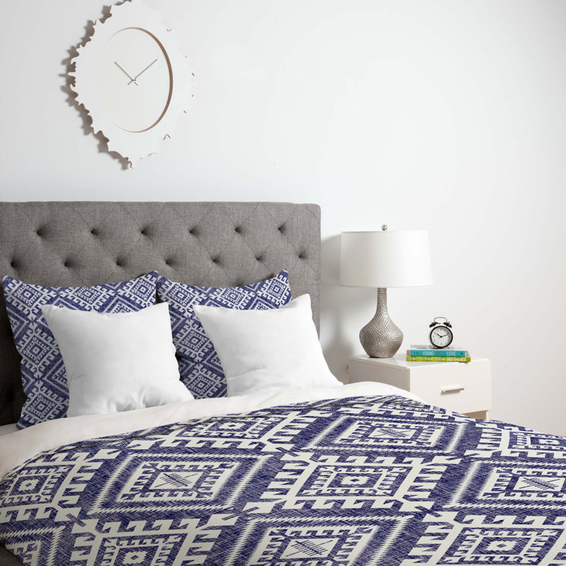 Holli Zollinger Polyester Geometric Shapes Duvet Cover, Queen