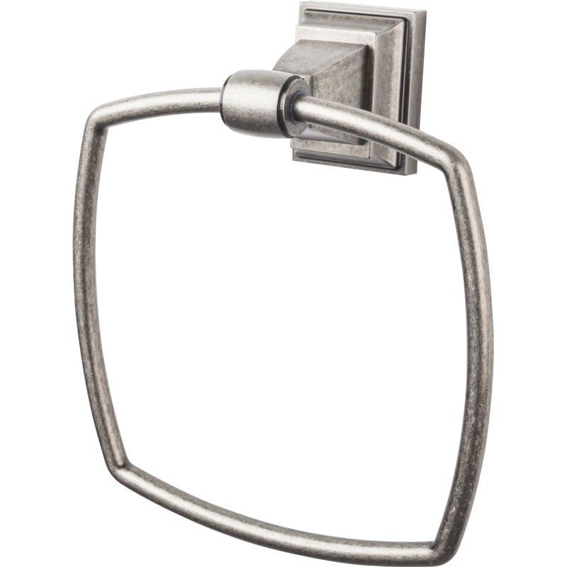 Stratton Bath  Towel Ring, Antique Pewter