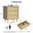 23.2’’ Tall 3-drawer Nightstand-114543965
