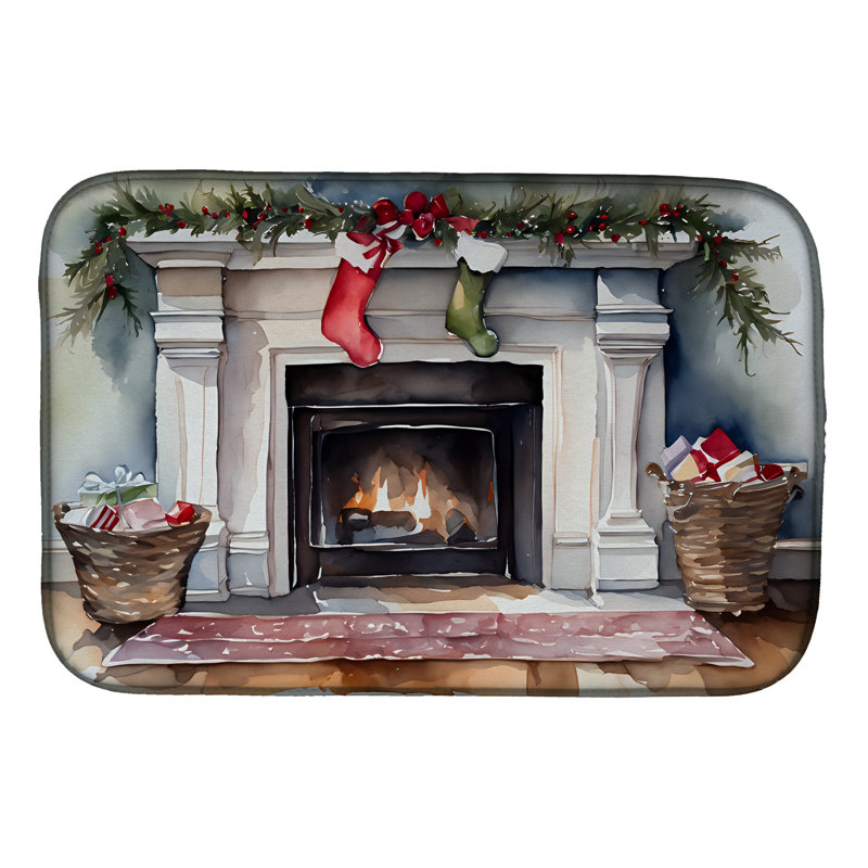 Tapis de vaisselle de Noël bas de Noël