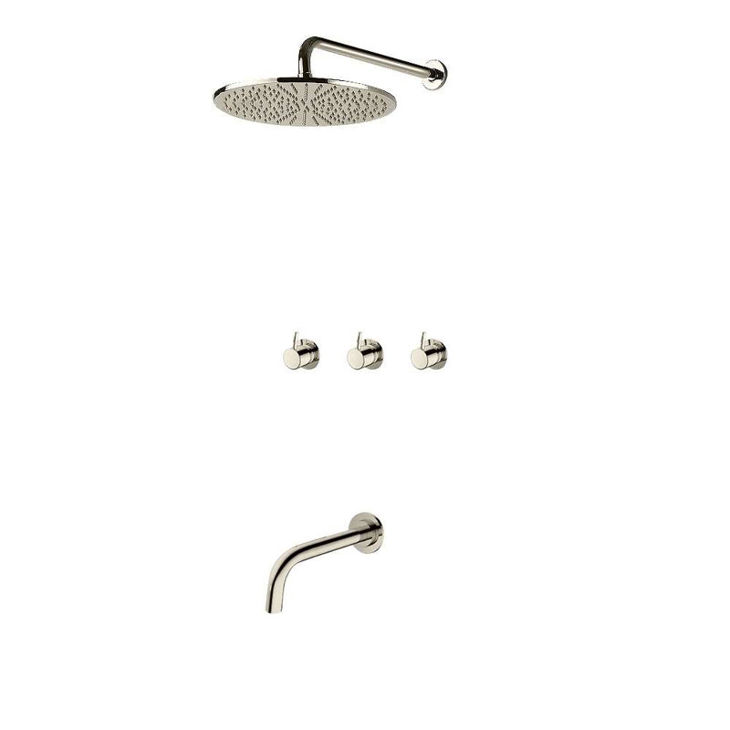 Ensemble de douche Oceana avec robinet de pomme de douche à effet pluie et douche luxueuse et moderne