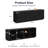 Fluted Mid-Century Modern Sideboard & Buffet Cabinet – Adjustable Shelves, TV Console, Accent Storage for Living Room, Dining Room, Entryway, Black-1388678207
