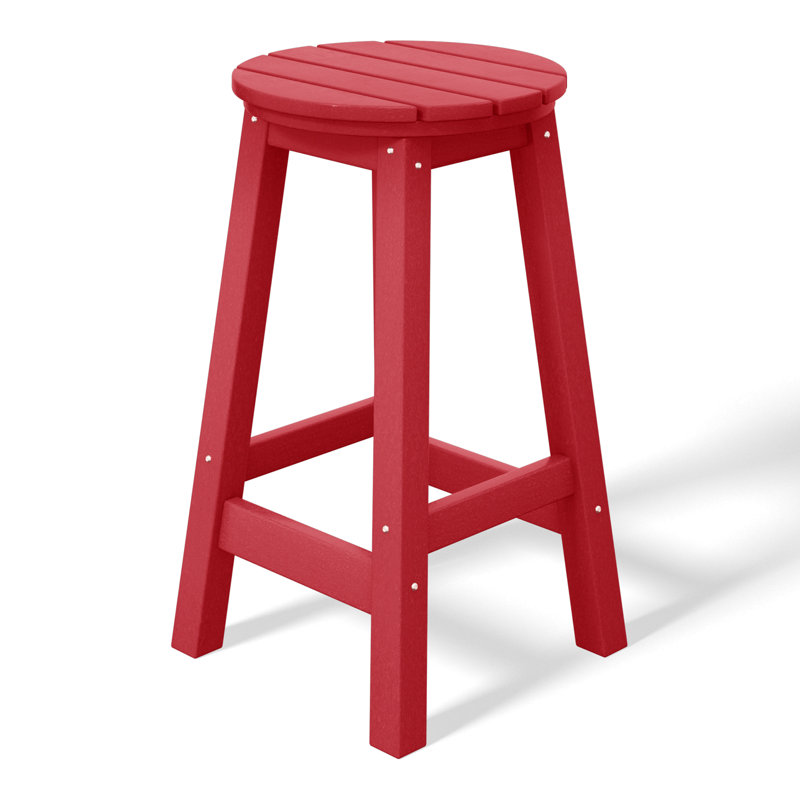 Tabouret d'extérieur Laguna, Rouge, 24"