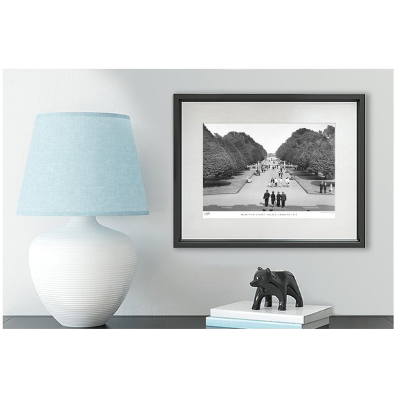 Hampton Court, Palace Gardens 1947 by Francis Frith - Single Picture Frame Print, 45cm H x 60cm W x 2.3cm D