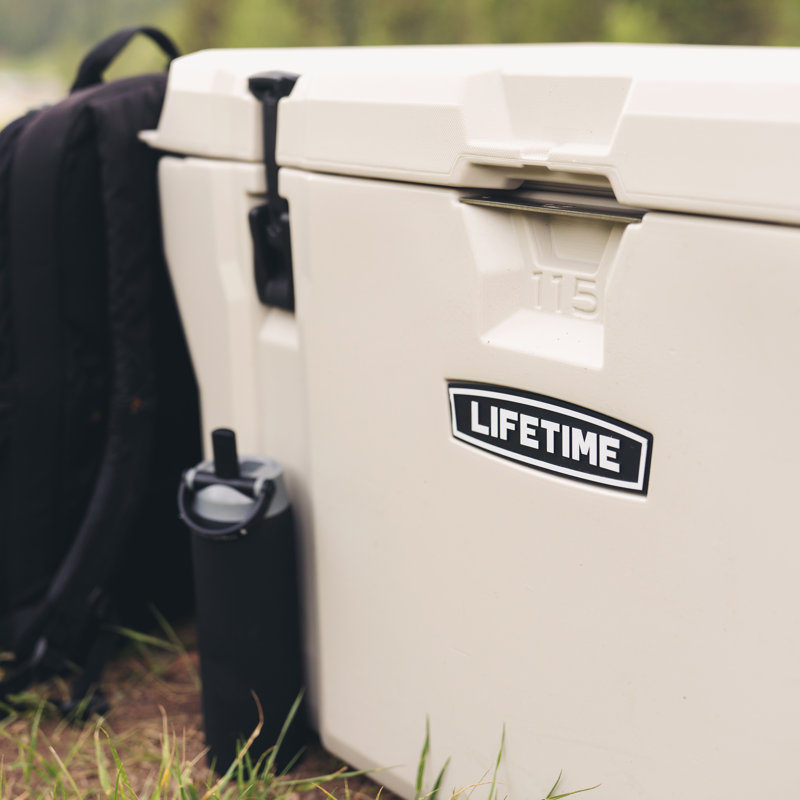 Lifetime 115 Quarts Ice Chest, Khaki