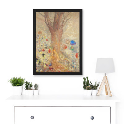 Odilon Redon The Buddha Lotus Tree - Single Picture Frame Painting