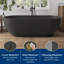 Baignoire de trempage autoportante 69 po Forma-137349498