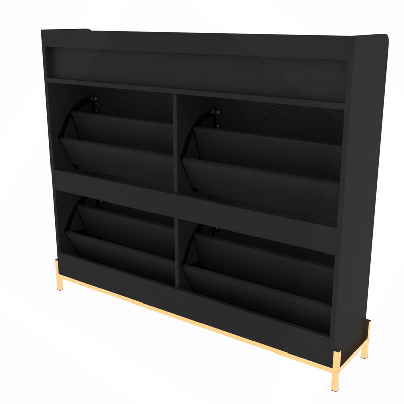 Rangement pour chaussures, armoire à chaussures / armoire à chaussures / armoire à chaussures, Noir