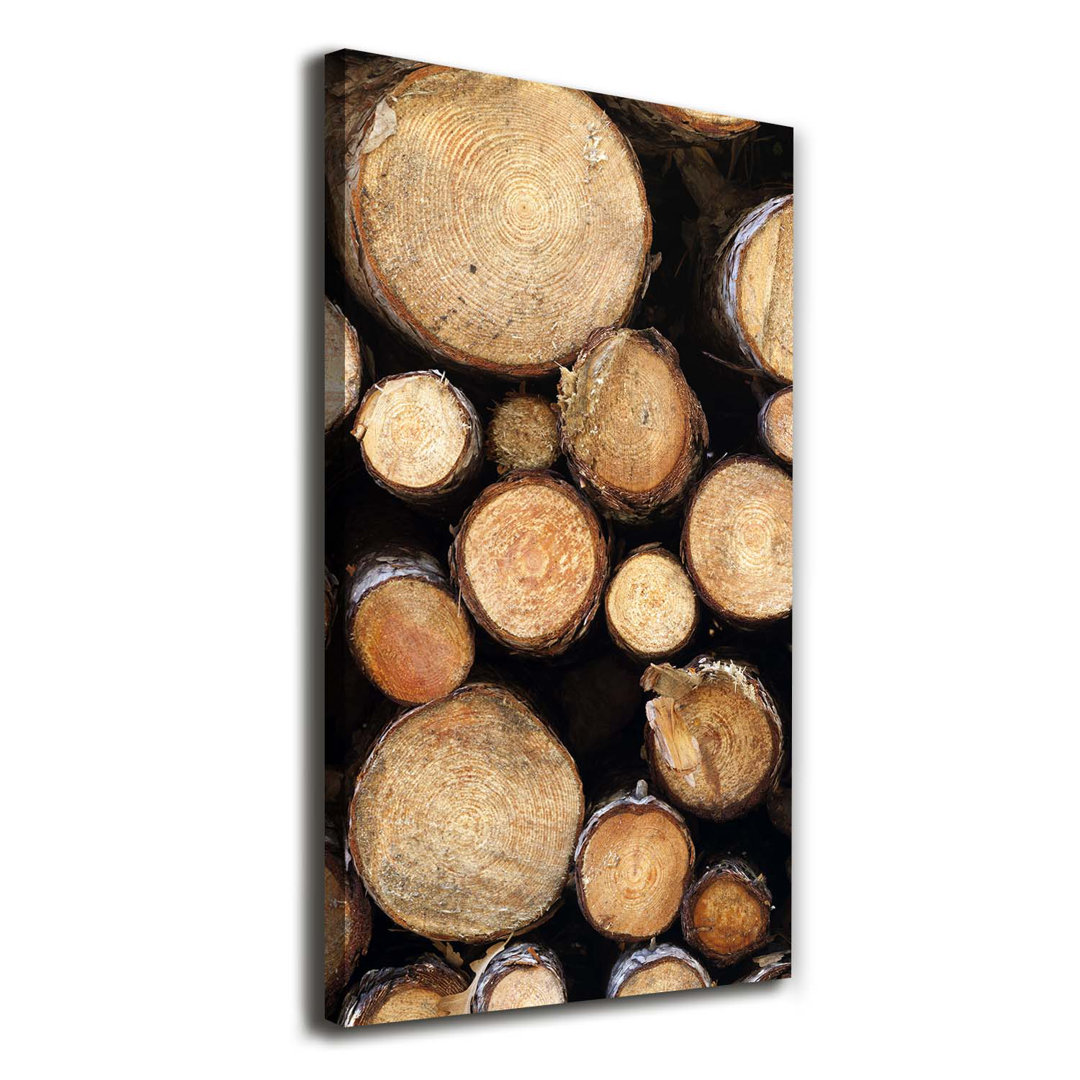 Logs Of Wood - Kunstdrucke auf Leinwand - Wrapped Canvas