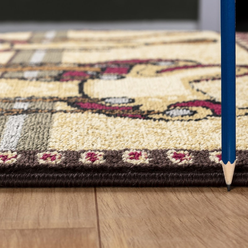 Beige Style Area Rug - Tribes Gcyls4009, 2.7 Ft. X 7.3 Polypropylene With Jute Backing For Extra Stability 2 7 In. 3 A Soft And Comfortable Feel
