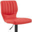 Tabouret de bar réglable en similicuir noir-1858340285