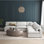Burrows Upholstered L-Shaped Sectional Reversible