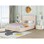 Grand lit plateforme avec rangement